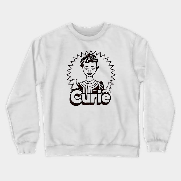 Curie Doll (Lineal) Crewneck Sweatshirt by nickbeta